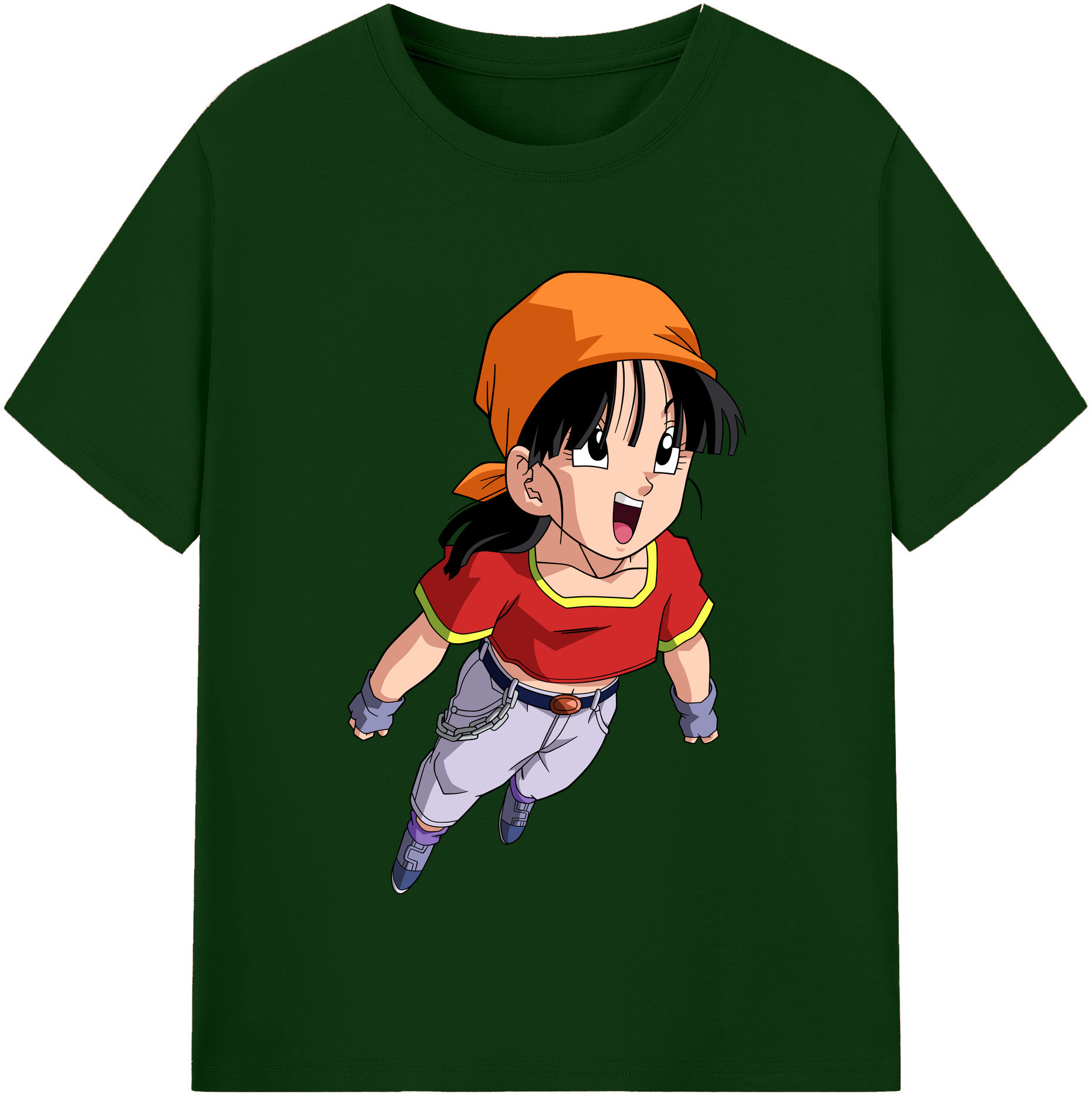 （画像用） ドラゴンボール パン DRAGON BALL Pan 綿100％半袖Tシャツ（フロントプリント）